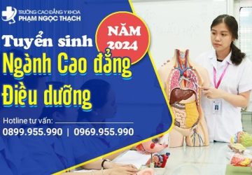 Cao đẳng Điều dưỡng tuyển sinh 2024 – Xét học bạ nhanh